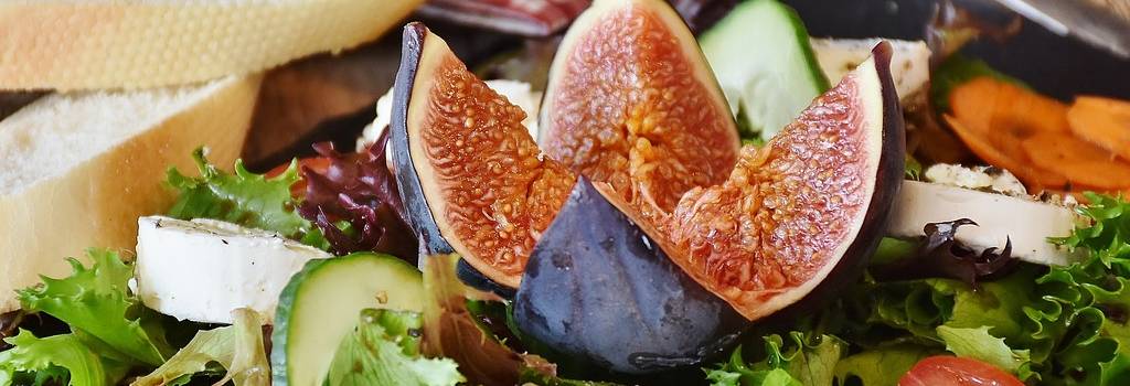 salad figs cheese goat cheese