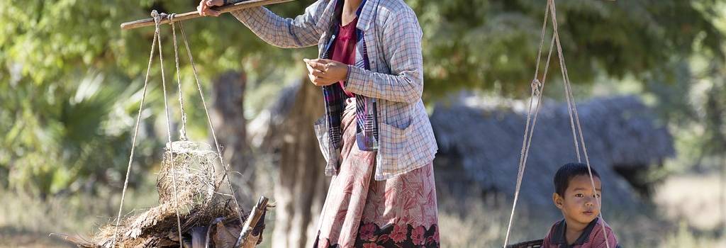 woman myanmar burma asia outdoors