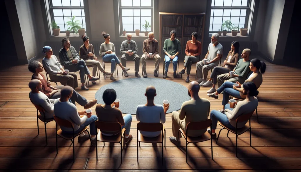 Newly Sober People in AA Meetings